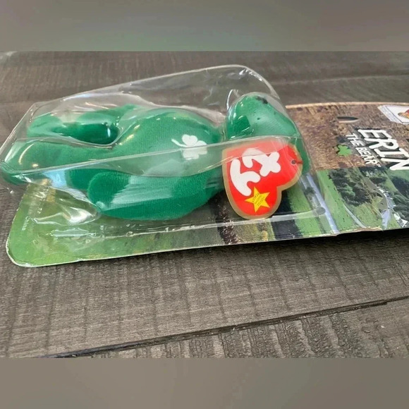 Rare TY McDonald’s Teenie Beanie Baby Mini Erin the Bear with tag errors - Picture 3 of 6